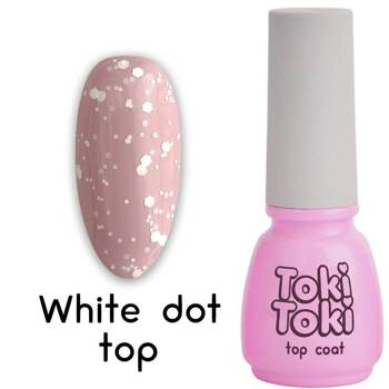 Toki Toki  White Dot Top  топове покриття ефектом «конфеті», 5 ml