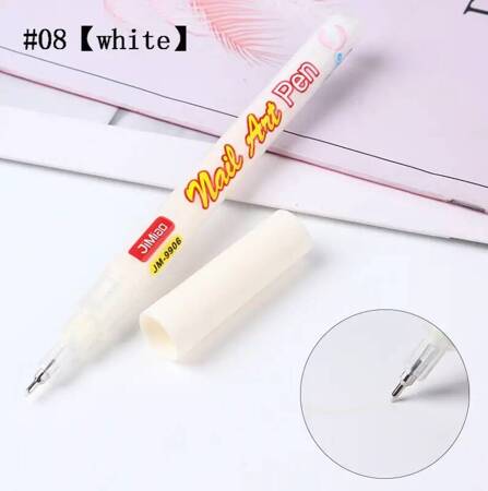 Акриловий маркер / ручка / фломастер для дизайну нігтів Білий 0,5мм