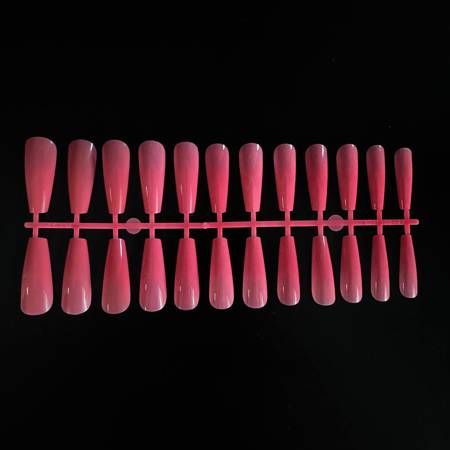 Гелеві тіпси для нарощування нігтів Балерина рожевий 240шт