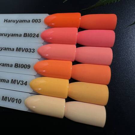 Гель-лак апельсиновий Haruyama MV034 8ml
