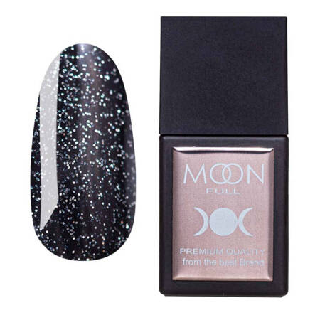 Кольорова база Moon Full Amazing Color Base 3012 чорно-синій з блискітками 12ml