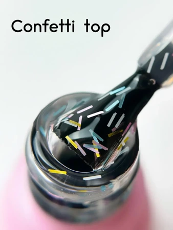 Toki Toki Confetti Top топове покриття ефектом «конфеті», 5 ml