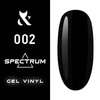 Гель-лак для нігтів F.O.X SHOT Spectrum Gel Vinyl 002 чорний 5мл
